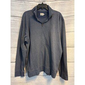 Mens Faherty Half-Zip Pullover Sweatshirt Size XL